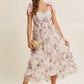 Kari Floral Smocked Midi Dress