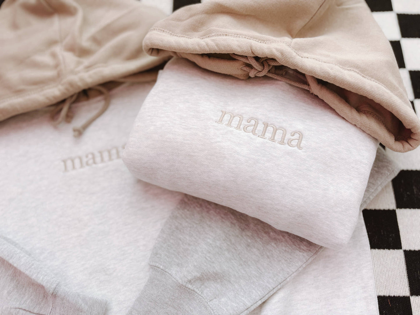 Neutral Mama Colorblock Hoodie