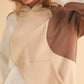 Whitney Wavey Hoodie in Sand