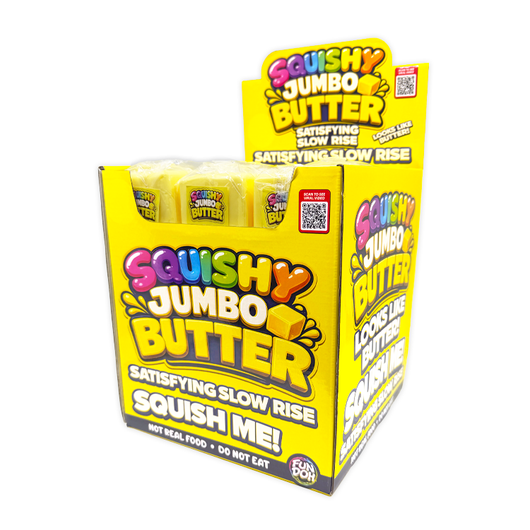 Fun Doh 10" JUMBO Butter Squish Slow Rise Toy