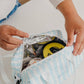 Blue Striped Lunch Box