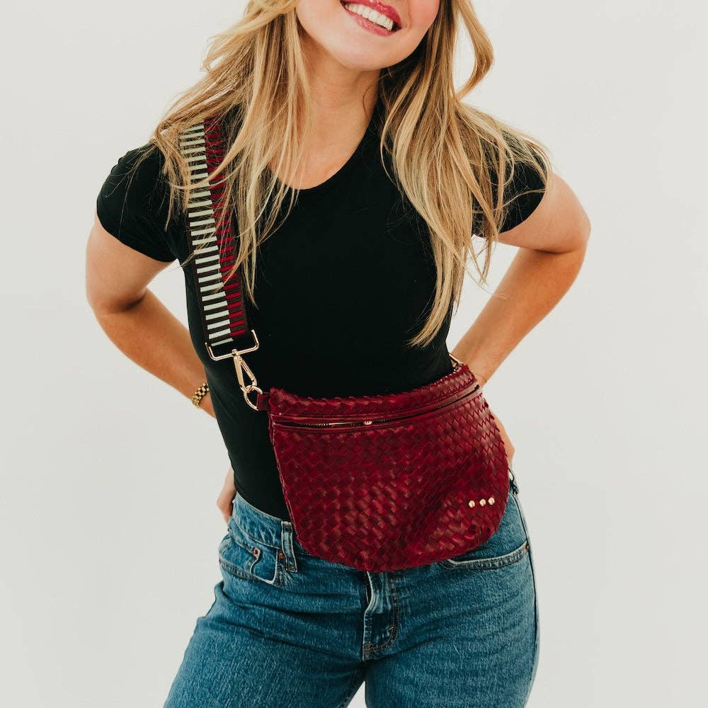 Westlyn Woven Bum Bag in Taupe