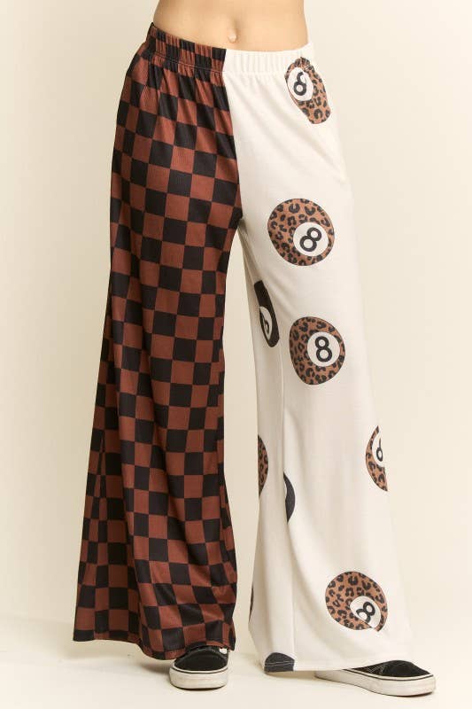 Jessie 8-Ball Checkered Pants