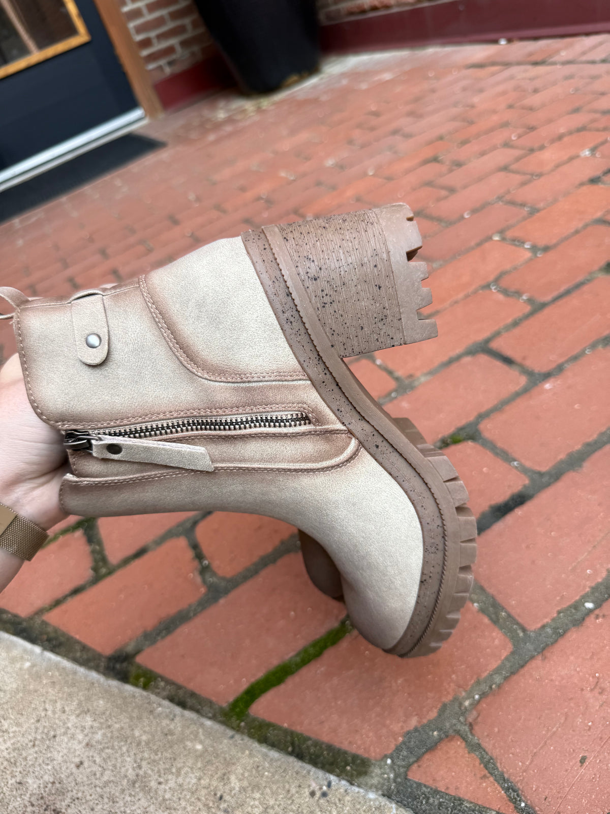 Maeve Tan Booties