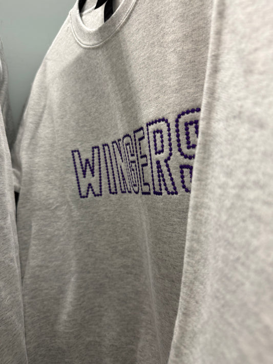 WINGERS Crewneck in Ash Grey