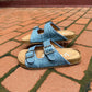 Berry Sandal in Navy