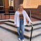 Addie White Button Down