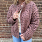 Ashley Button Down Coat in Ditsy Floral