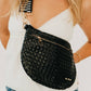 Westlyn Woven Bum Bag in Taupe