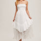 Alicia Smocked Strapless Tiered Dress