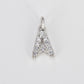 Silver Initial Charms A-Z