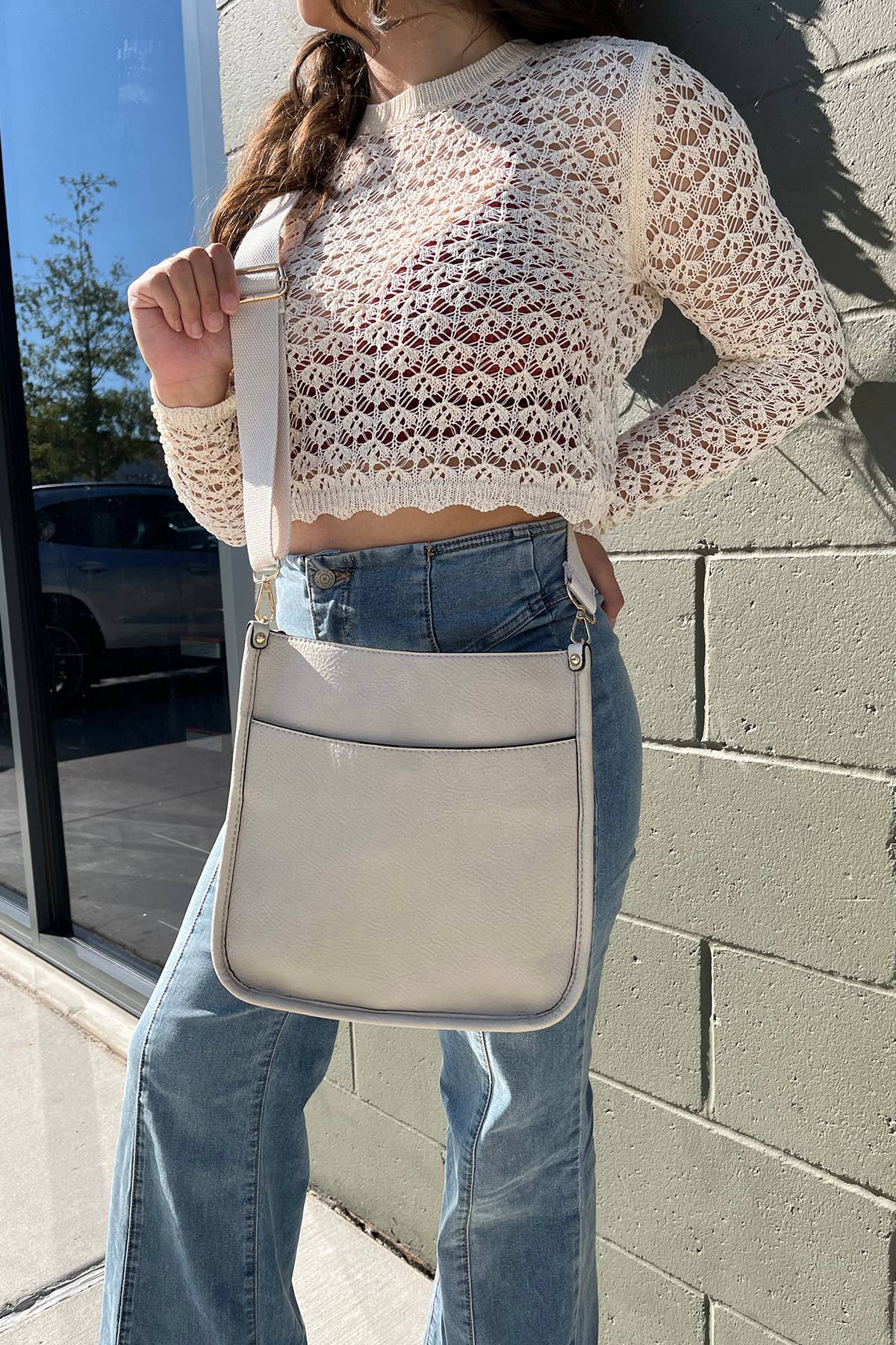 Posie Crossbody in Beige