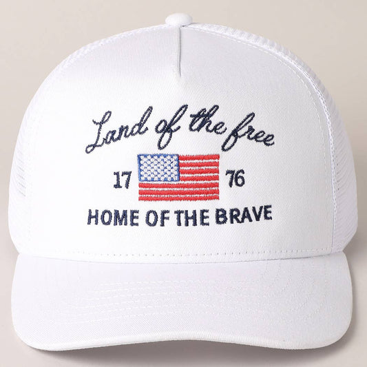 Land Of The Free Embroidery