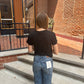 Tourist Knit Jersey Tee in Black