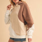Whitney Wavey Hoodie in Sand