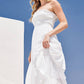 Alicia Smocked Strapless Tiered Dress