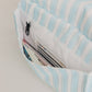 Blue Striped Lunch Box