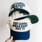 Just Gonna Sneak Right Past Ya Trucker Hat Navy