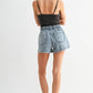 Daisy Pull On Patch Pocket Shorts