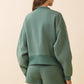 Green Dropped Shoulder Sweatshirt