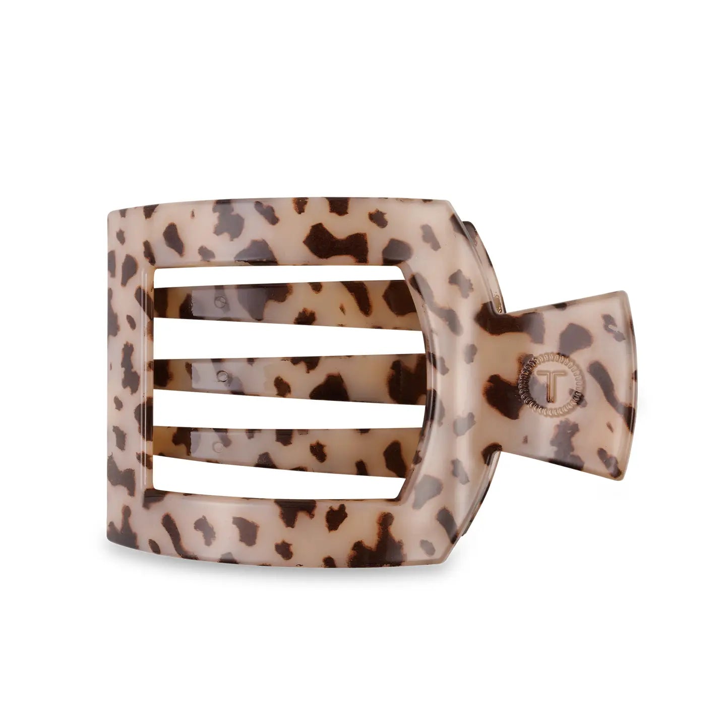 Square Flat Hair Clip | Medium | Blonde Tortoise