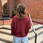 Carrie Cardigan in Burgundy