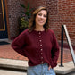 Carrie Cardigan in Burgundy