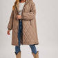Norah Quilted Puffer Jacket in Black