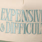 EXPENSIVE and DIFFICULT Trucker Hat in Light Pink