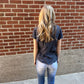 Abby Flutter Tee in SuperNova