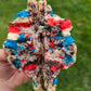 Rainbow Remix Patriotic Giant Cookie
