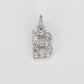 Silver Initial Charms A-Z