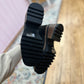 Jorey Black Lug Sole Block Heel