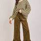 Laura Chunky Textured Sweater in Brown