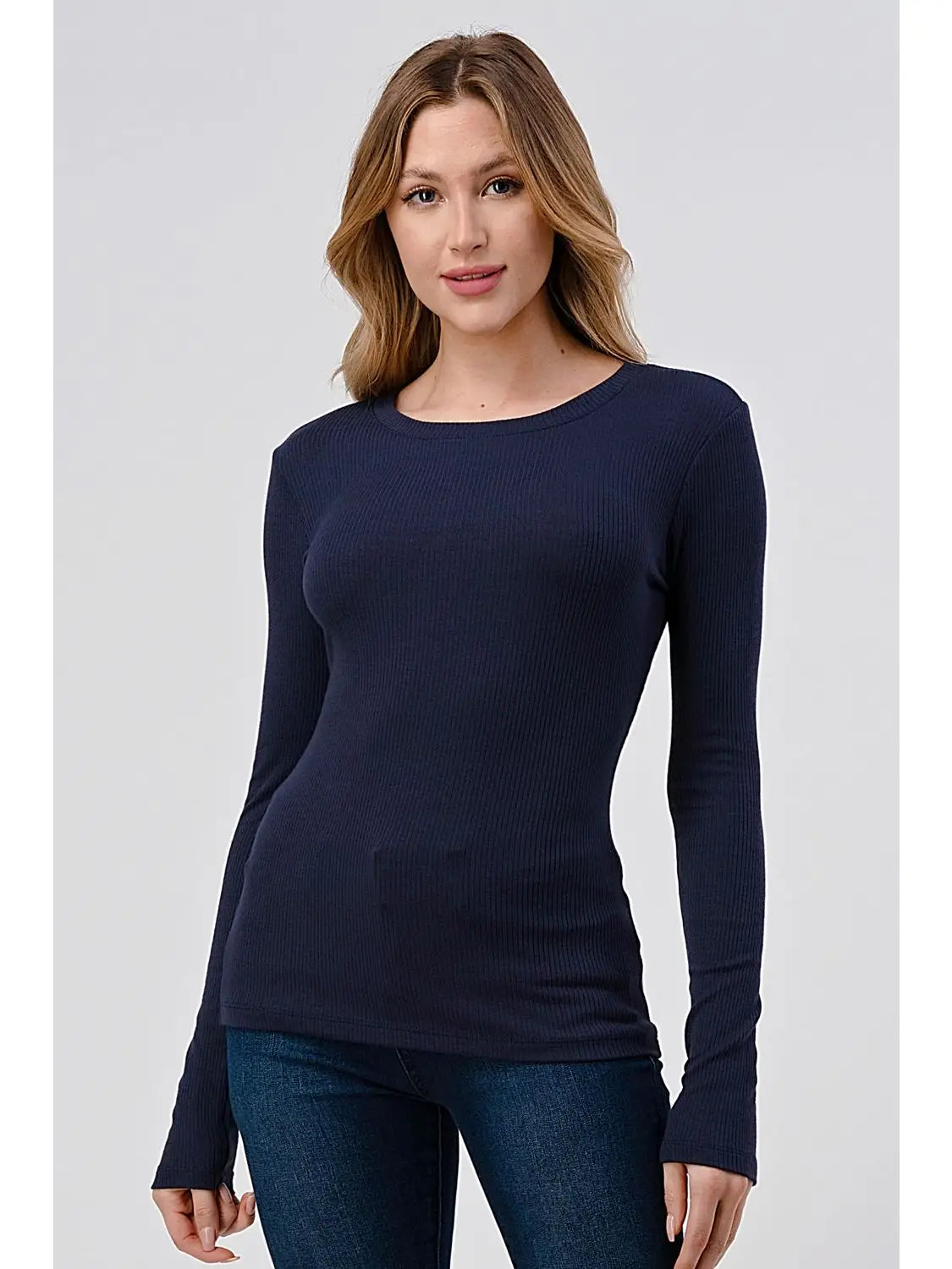Brittany Long Sleeve in Navy