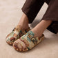 The Toni Floral Tapestry Studded Buckle Fall Clog