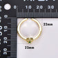 Round Small Solitaire Ring Adjustable