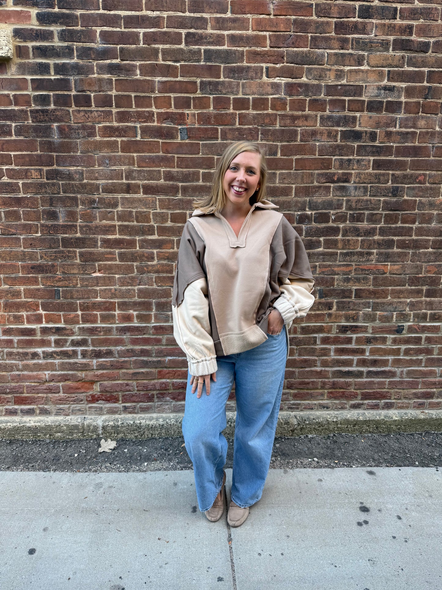 Lallie Sweatshirt in Oat