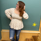 Steph Tan Print Blouse in Plus