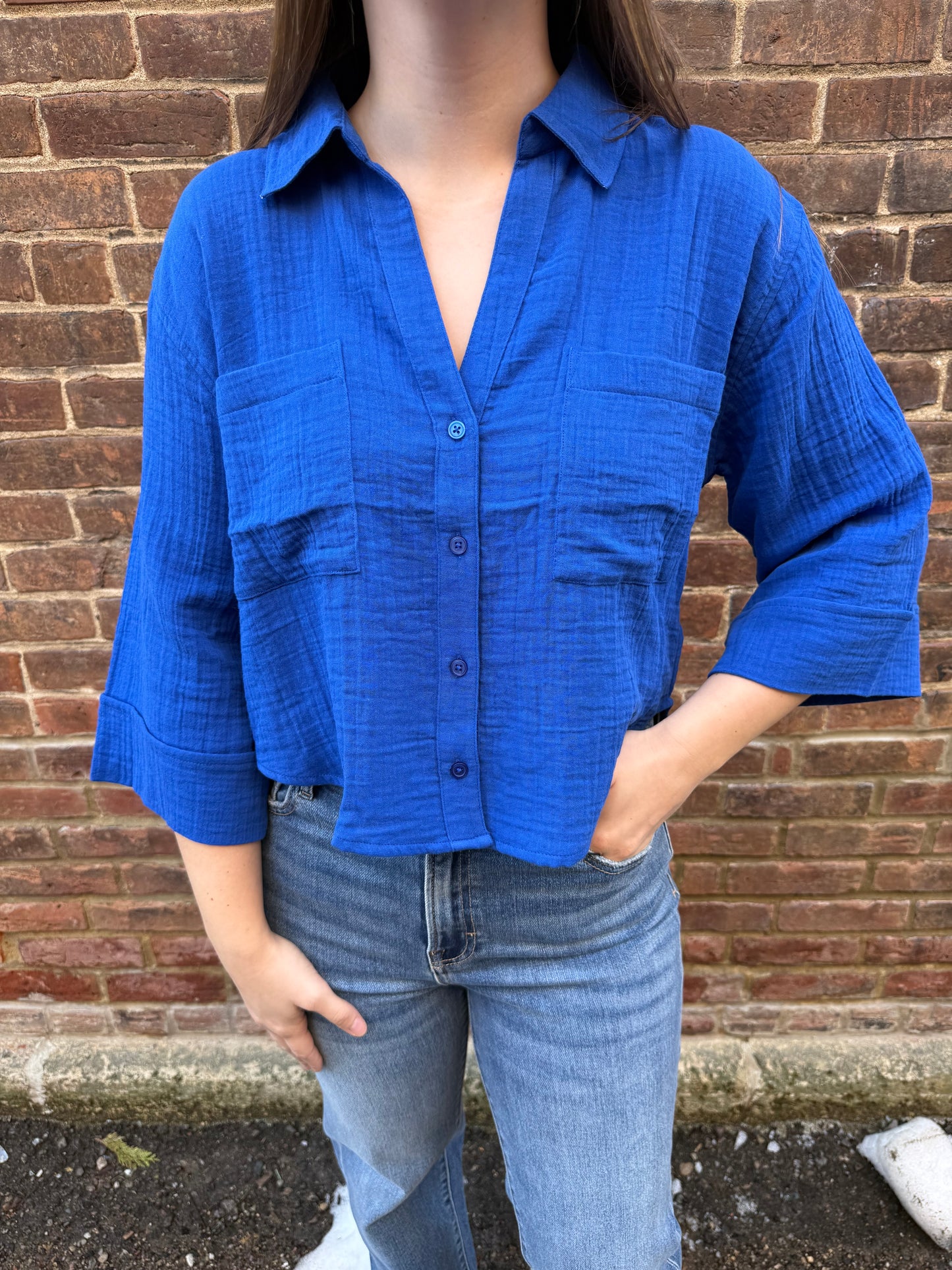 Helena Shirt in Nautical