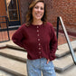 Carrie Cardigan in Burgundy