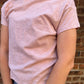 Torrie Modern Slub Tee in Lilac Gray