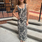 Polanco Palm Midi Dress