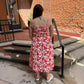Renee Smocked Dress in Red