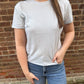 Tourist Knit Jersey Tee in Rain