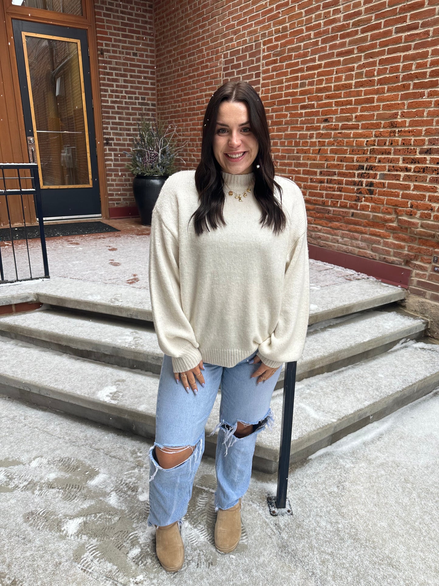 Danica Sweater in Sea Salt