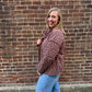 Ashley Button Down Coat in Ditsy Floral