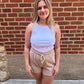 Harrington Shorts in Tan