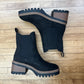 Jorey Black Lug Sole Block Heel