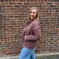 Ashley Button Down Coat in Ditsy Floral